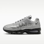 Metallic Silver/Black/University Red/Black